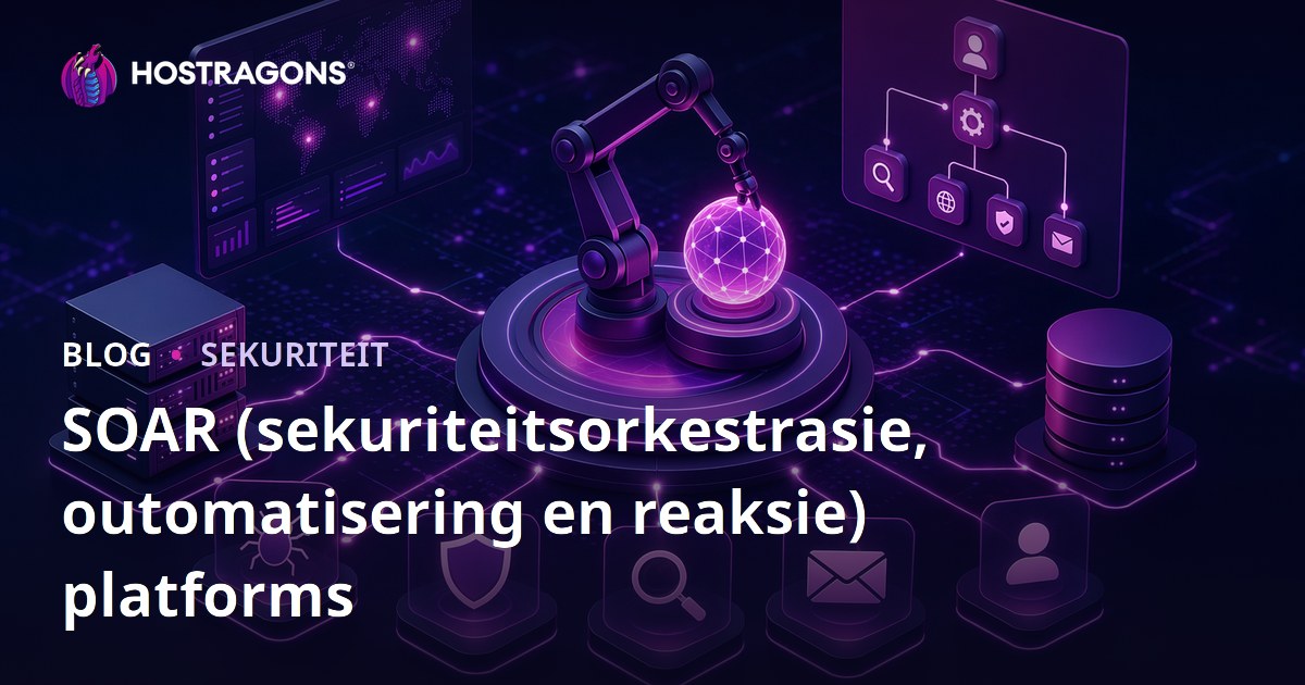 SOAR (sekuriteitsorkestrasie, outomatisering en reaksie) platforms