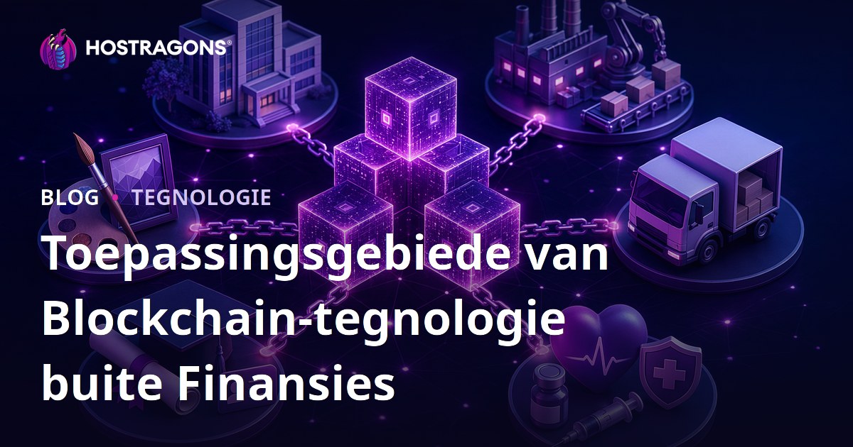 Toepassingsgebiede van Blockchain-tegnologie buite Finansies
