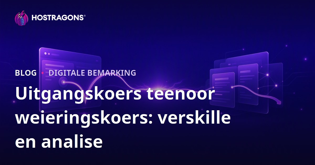 Uitgangskoers teenoor weieringskoers: verskille en analise