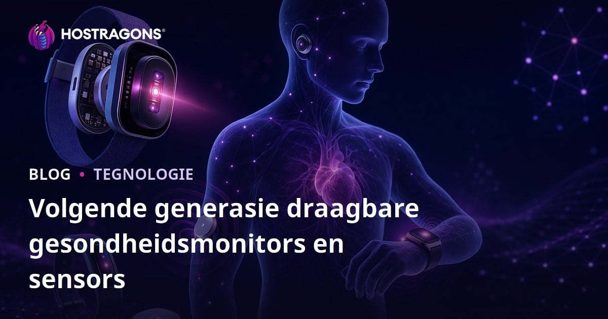 Volgende generasie draagbare gesondheidsmonitors en sensors