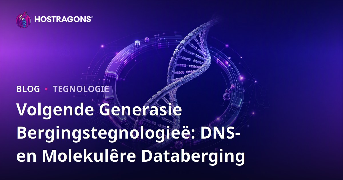 Volgende Generasie Bergingstegnologieë: DNS- en Molekulêre Databerging