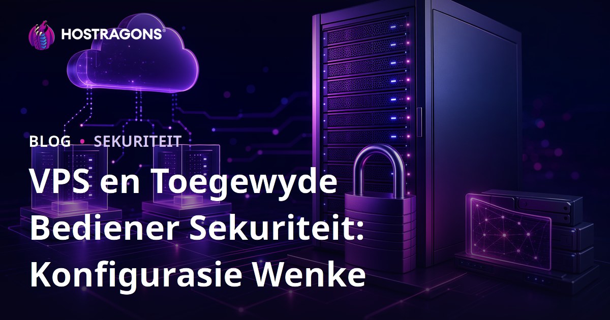 VPS en Toegewyde Bediener Sekuriteit: Konfigurasie Wenke