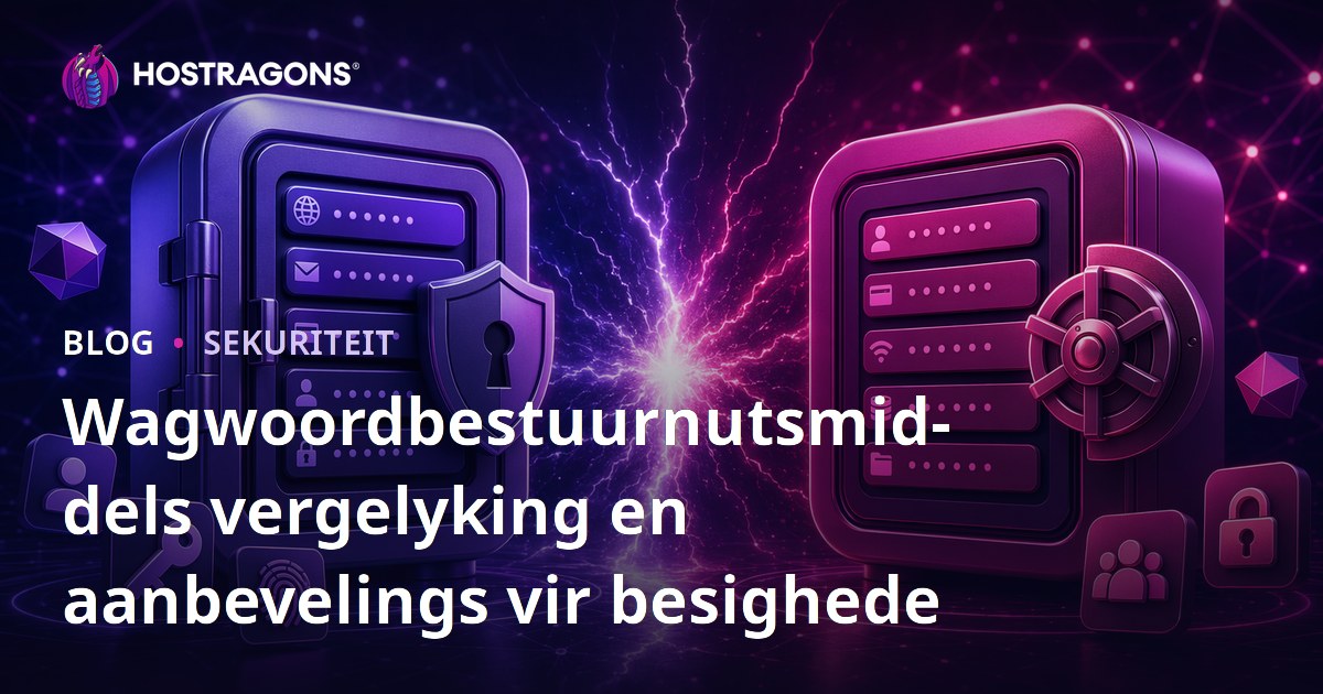 Wagwoordbestuurnutsmiddels vergelyking en aanbevelings vir besighede