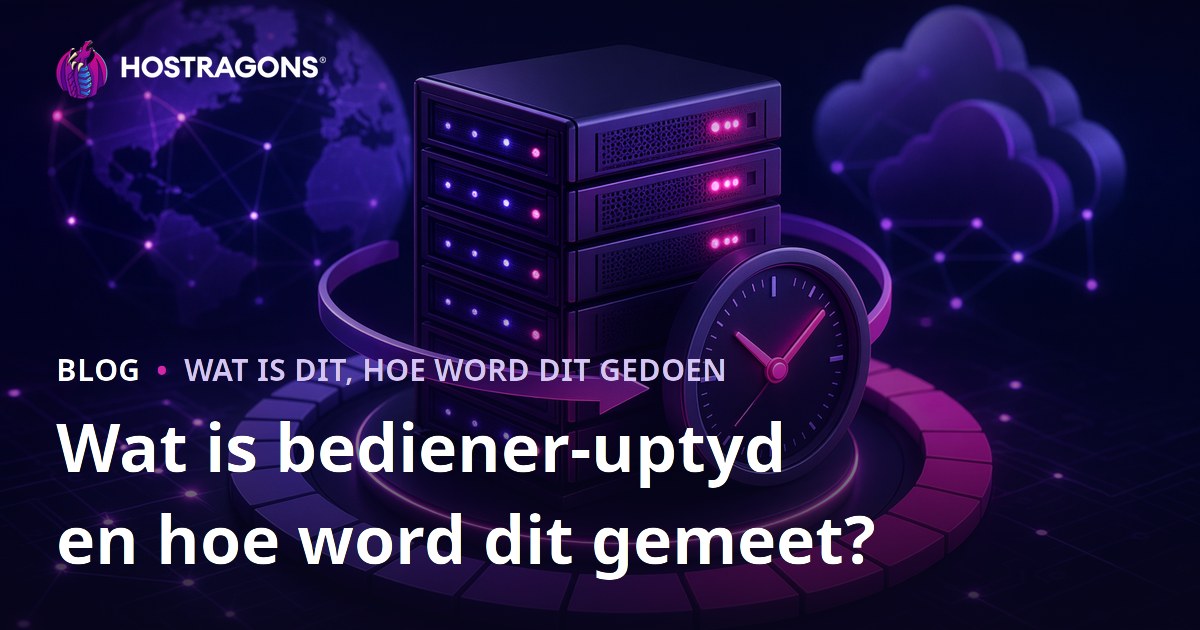 Wat is bediener-uptyd en hoe word dit gemeet?