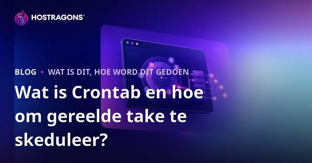 Wat is Crontab en hoe om gereelde take te skeduleer?
