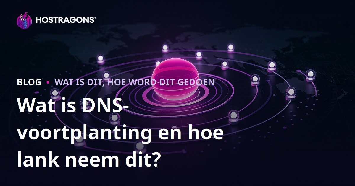 Wat is DNS-voortplanting en hoe lank neem dit?