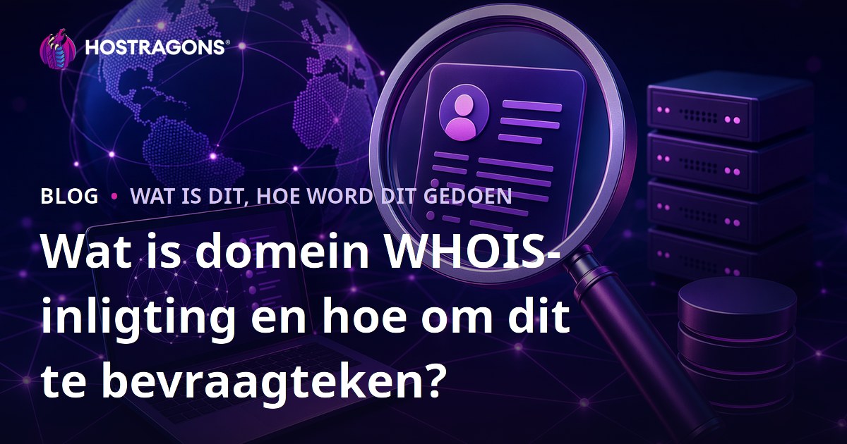 Wat is domein WHOIS-inligting en hoe om dit te bevraagteken?