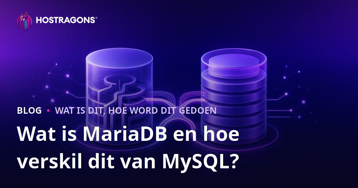 Wat is MariaDB en hoe verskil dit van MySQL?