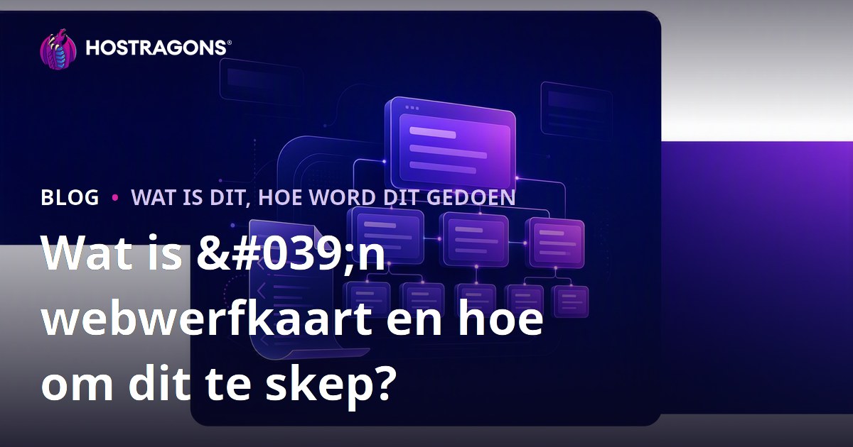 Wat is 'n webwerfkaart en hoe om dit te skep?