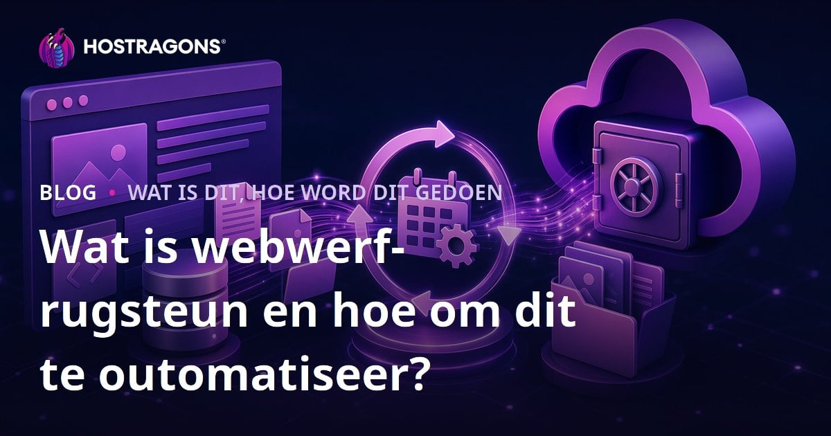 Wat is webwerf-rugsteun en hoe om dit te outomatiseer?