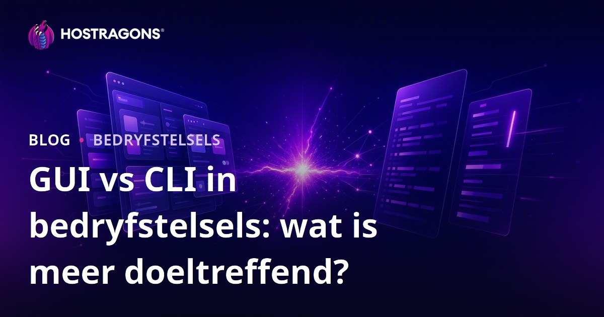GUI vs CLI in bedryfstelsels: wat is meer doeltreffend?