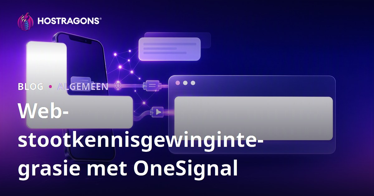 Web-stootkennisgewingintegrasie met OneSignal