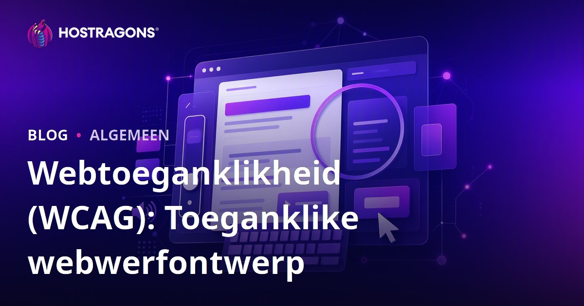 Webtoeganklikheid (WCAG): Toeganklike webwerfontwerp