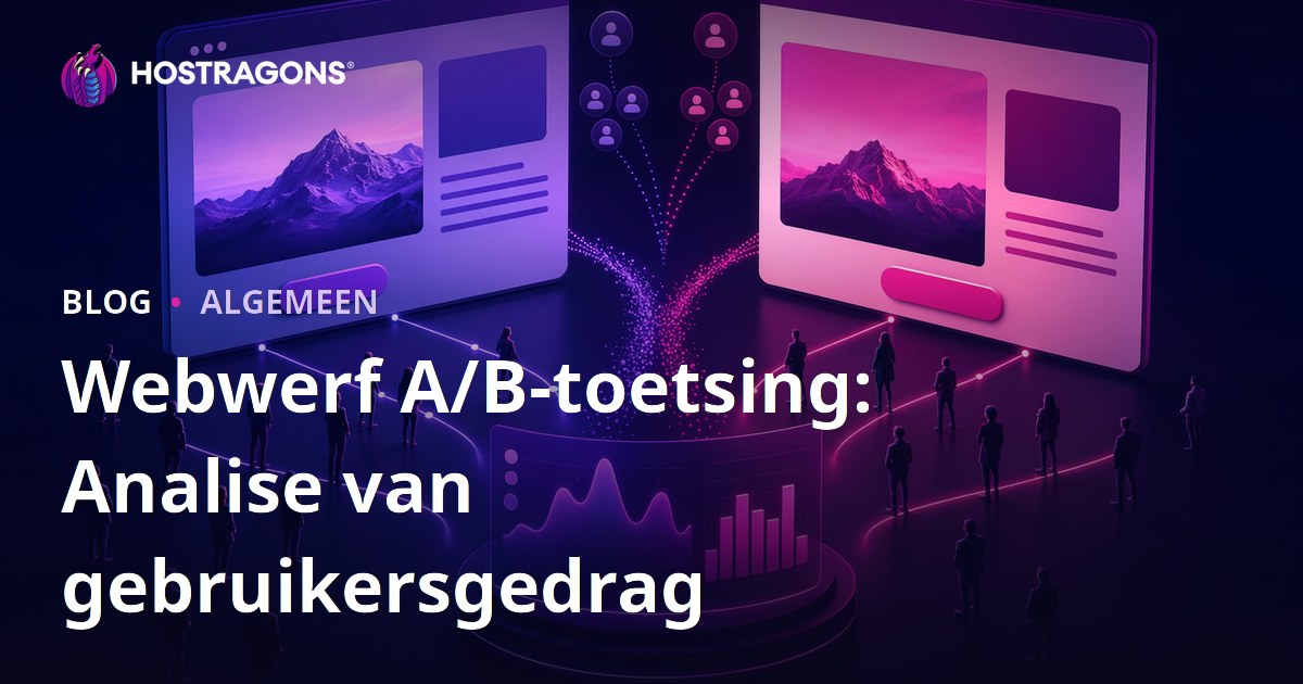Webwerf A/B-toetsing: Analise van gebruikersgedrag