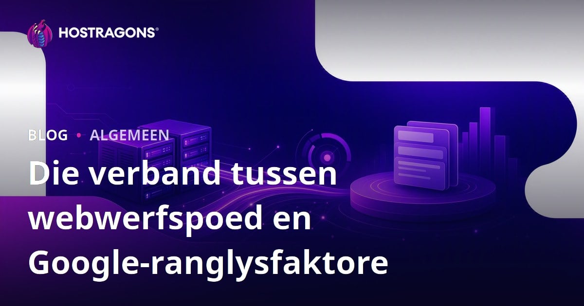 Die verband tussen webwerfspoed en Google-ranglysfaktore