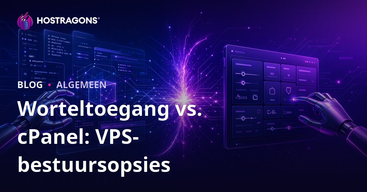 Worteltoegang vs. cPanel: VPS-bestuursopsies