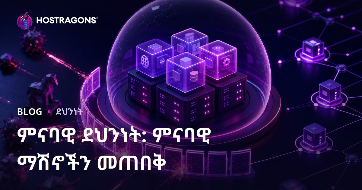 ምናባዊ ደህንነት: ምናባዊ ማሽኖችን መጠበቅ
