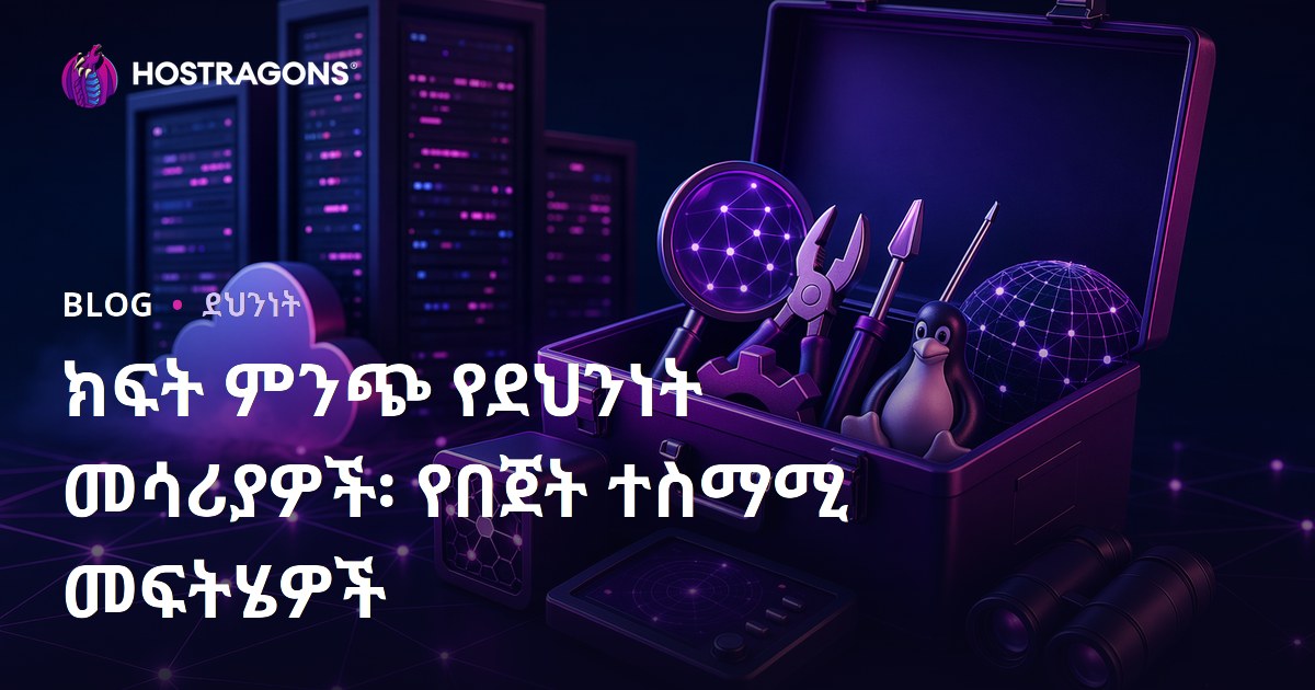 ክፍት ምንጭ የደህንነት መሳሪያዎች፡ የበጀት ተስማሚ መፍትሄዎች