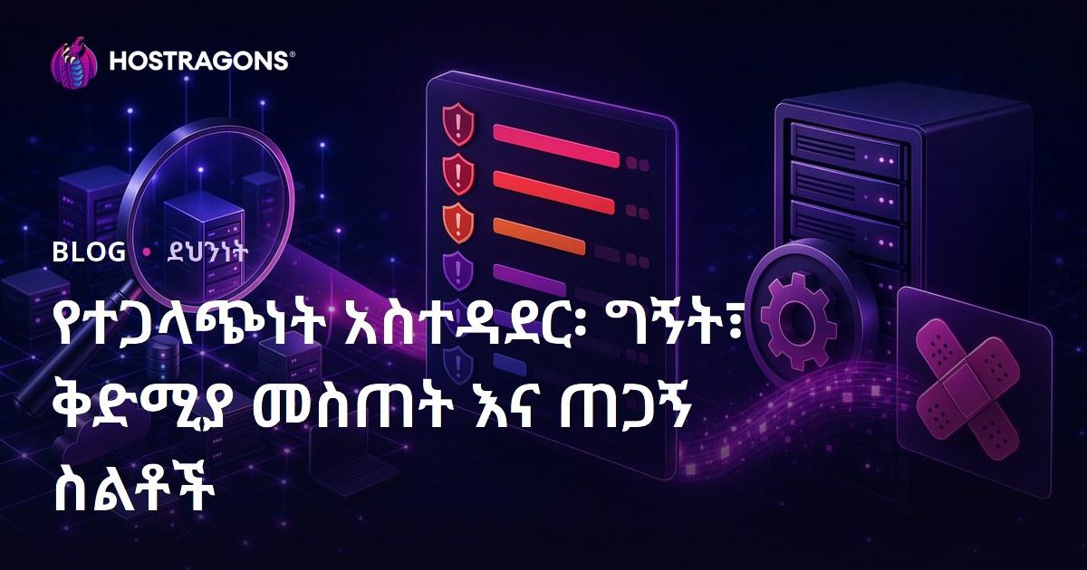 የተጋላጭነት አስተዳደር፡ ግኝት፣ ቅድሚያ መስጠት እና ጠጋኝ ስልቶች