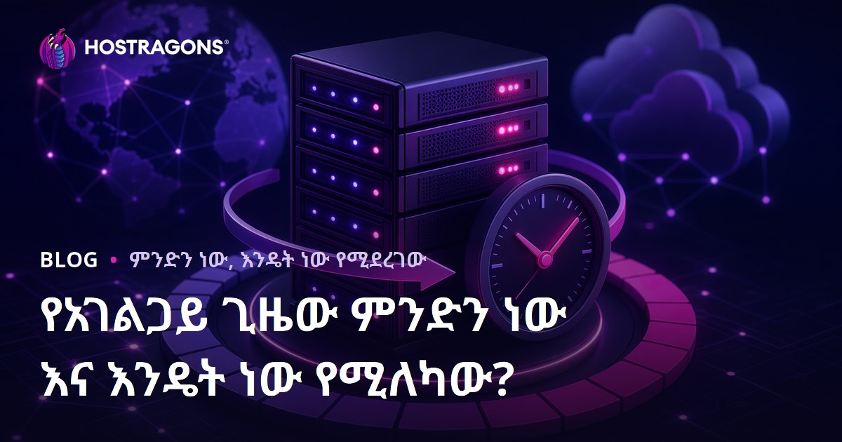የአገልጋይ ጊዜው ምንድን ነው እና እንዴት ነው የሚለካው?