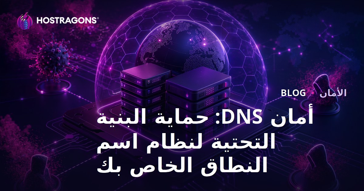 أمان DNS: حماية البنية التحتية لنظام اسم النطاق الخاص بك