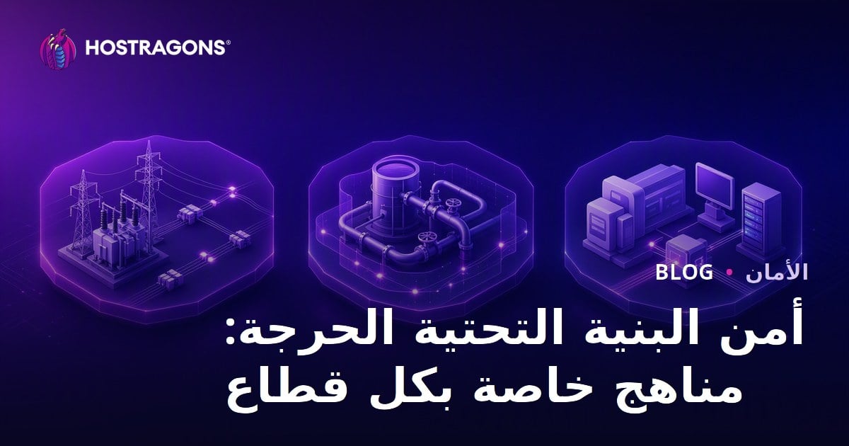 أمن البنية التحتية الحرجة: مناهج خاصة بكل قطاع