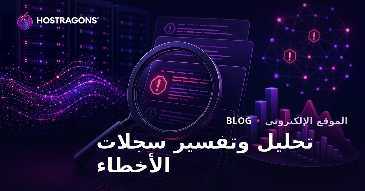 تحليل وتفسير سجلات الأخطاء