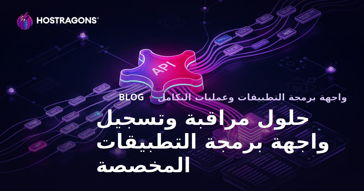 حلول مراقبة وتسجيل واجهة برمجة التطبيقات المخصصة