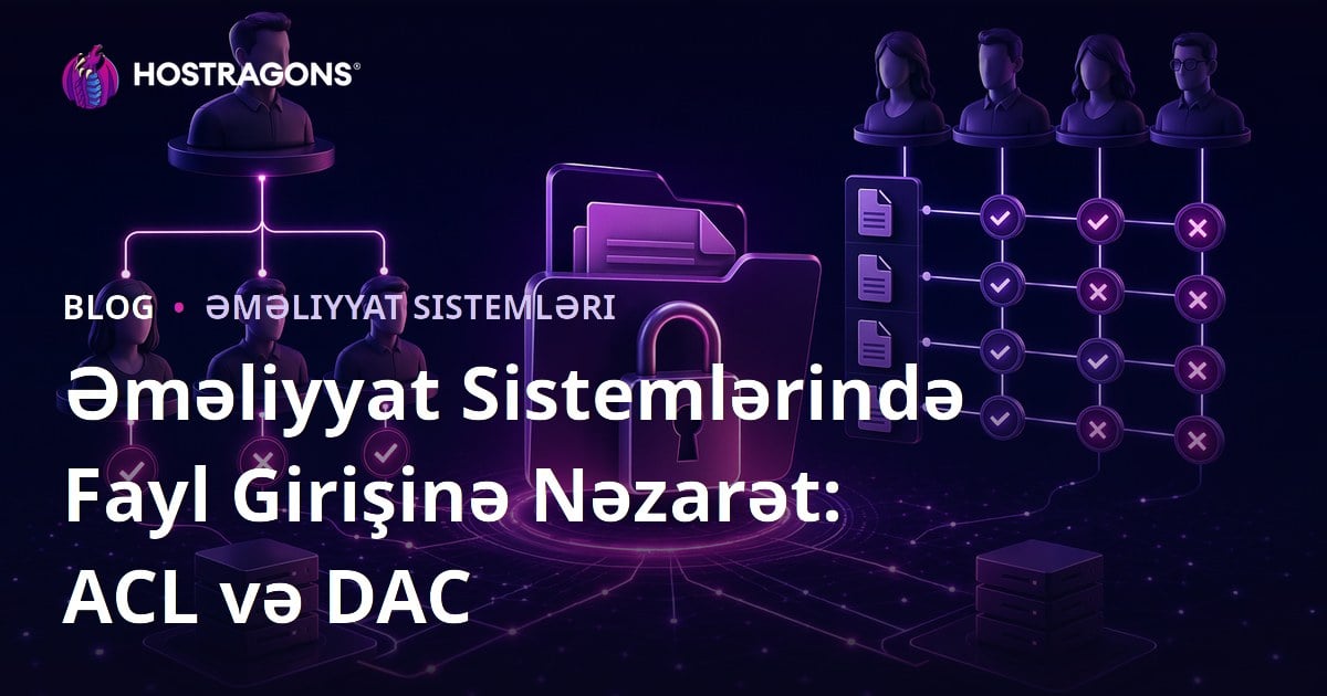 Əməliyyat Sistemlərində Fayl Girişinə Nəzarət: ACL və DAC