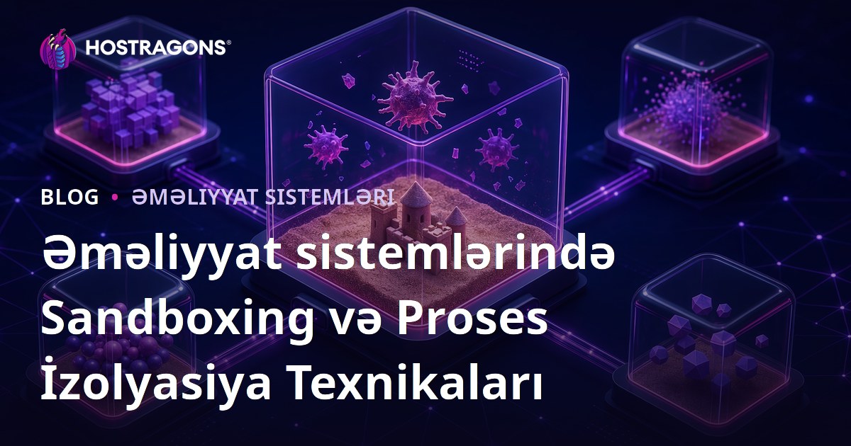 Əməliyyat sistemlərində Sandboxing və Proses İzolyasiya Texnikaları