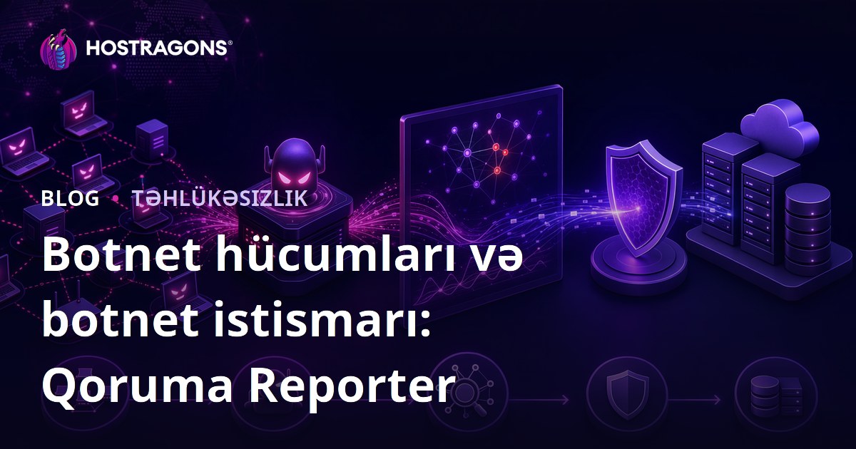 Botnet hücumları və botnet istismarı: Qoruma Reporter
