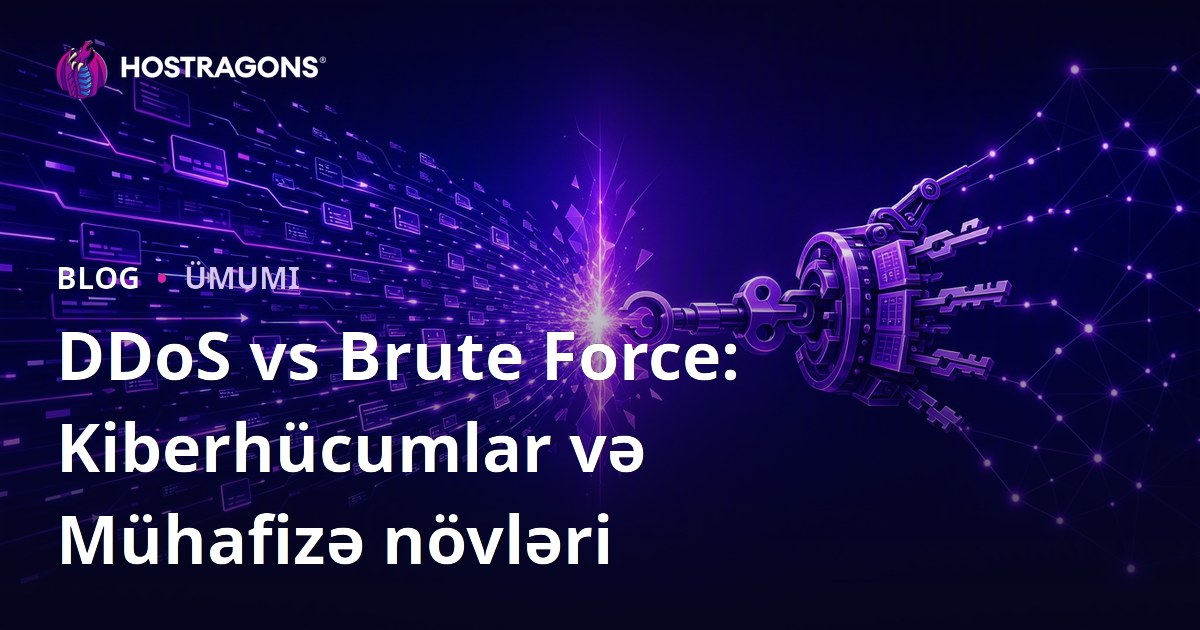 DDoS vs Brute Force: Kiberhücumlar və Mühafizə növləri