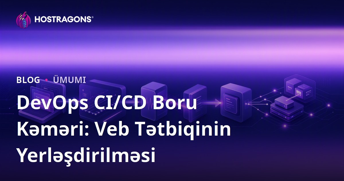 DevOps CI/CD Boru Kəməri: Veb Tətbiqinin Yerləşdirilməsi