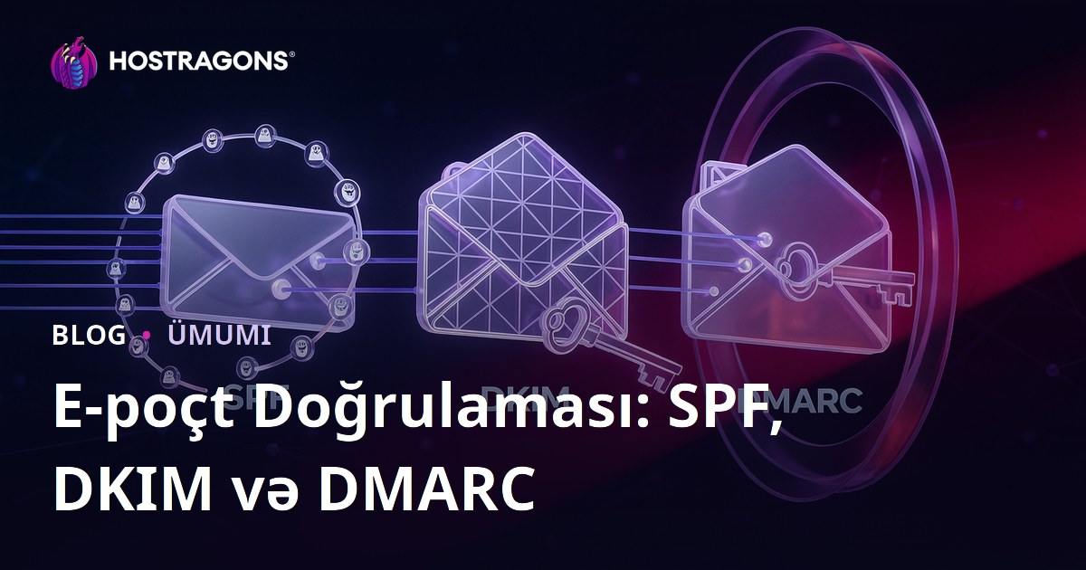 E-poçt Doğrulaması: SPF, DKIM və DMARC