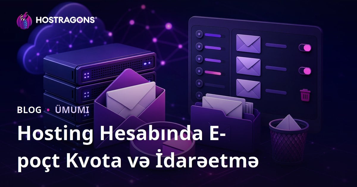 Hosting Hesabında E-poçt Kvota və İdarəetmə