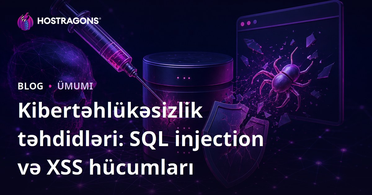 Kibertəhlükəsizlik təhdidləri: SQL injection və XSS hücumları