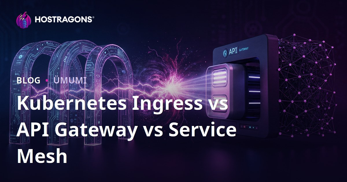 Kubernetes Ingress vs API Gateway vs Service Mesh müqayisəsi