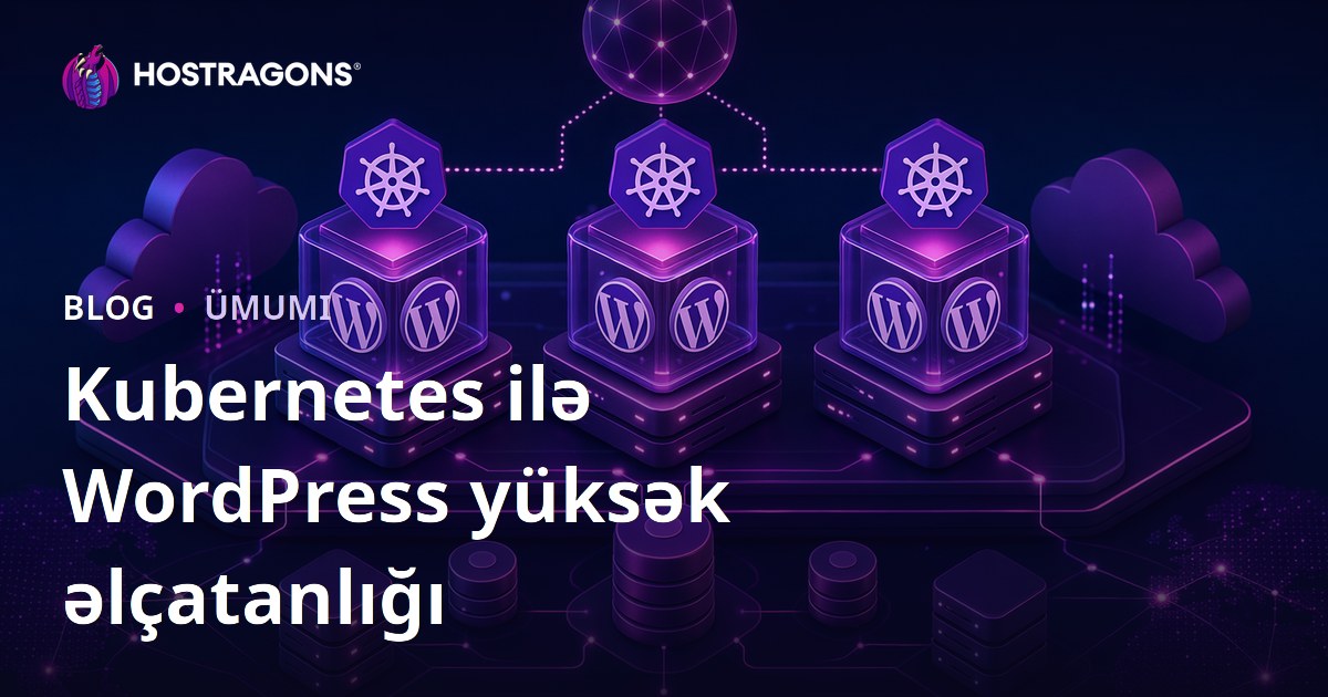 Kubernetes ilə WordPress yüksək əlçatanlığı