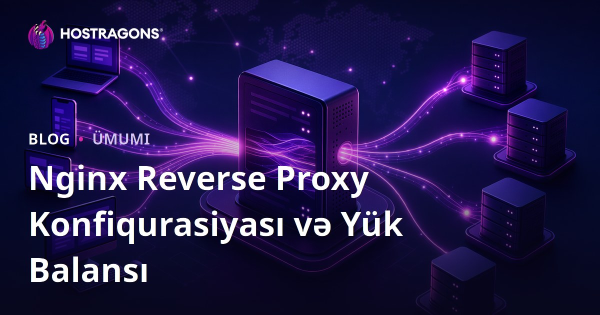 Nginx Reverse Proxy Konfiqurasiyası və Yük Balansı