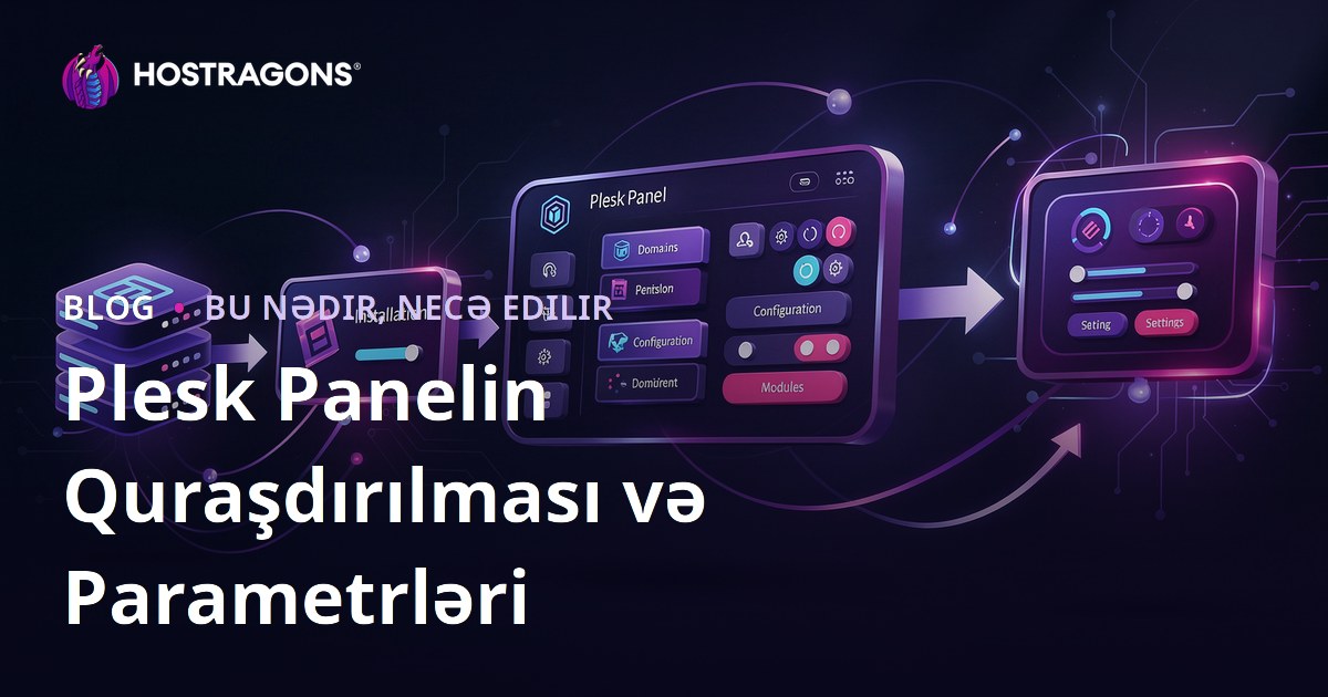 Plesk Panelin Quraşdırılması və Parametrləri