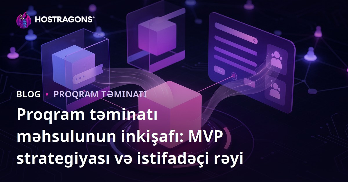 Proqram təminatı məhsulunun inkişafı: MVP strategiyası və istifadəçi rəyi