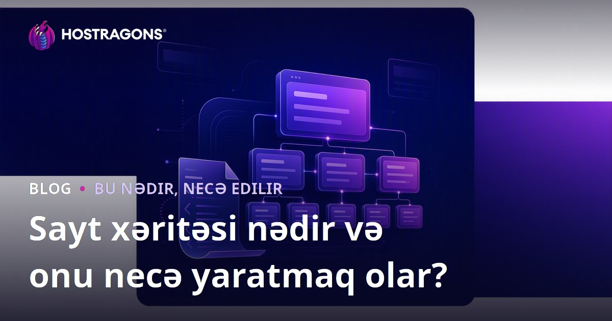 Sayt xəritəsi nədir və onu necə yaratmaq olar?