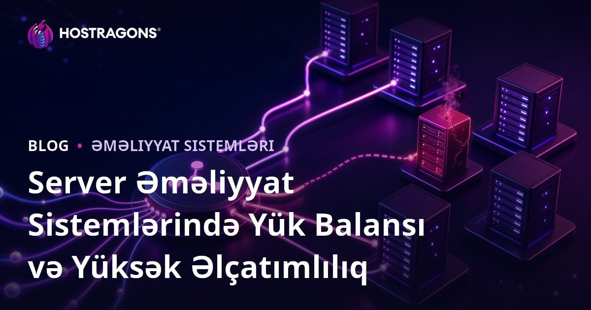 Server Əməliyyat Sistemlərində Yük Balansı və Yüksək Əlçatımlılıq