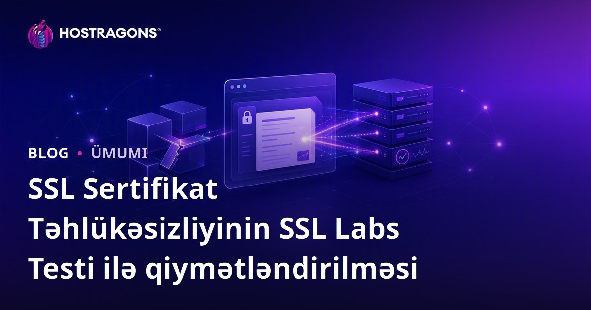 SSL Sertifikat Təhlükəsizliyinin SSL Labs Testi ilə qiymətləndirilməsi