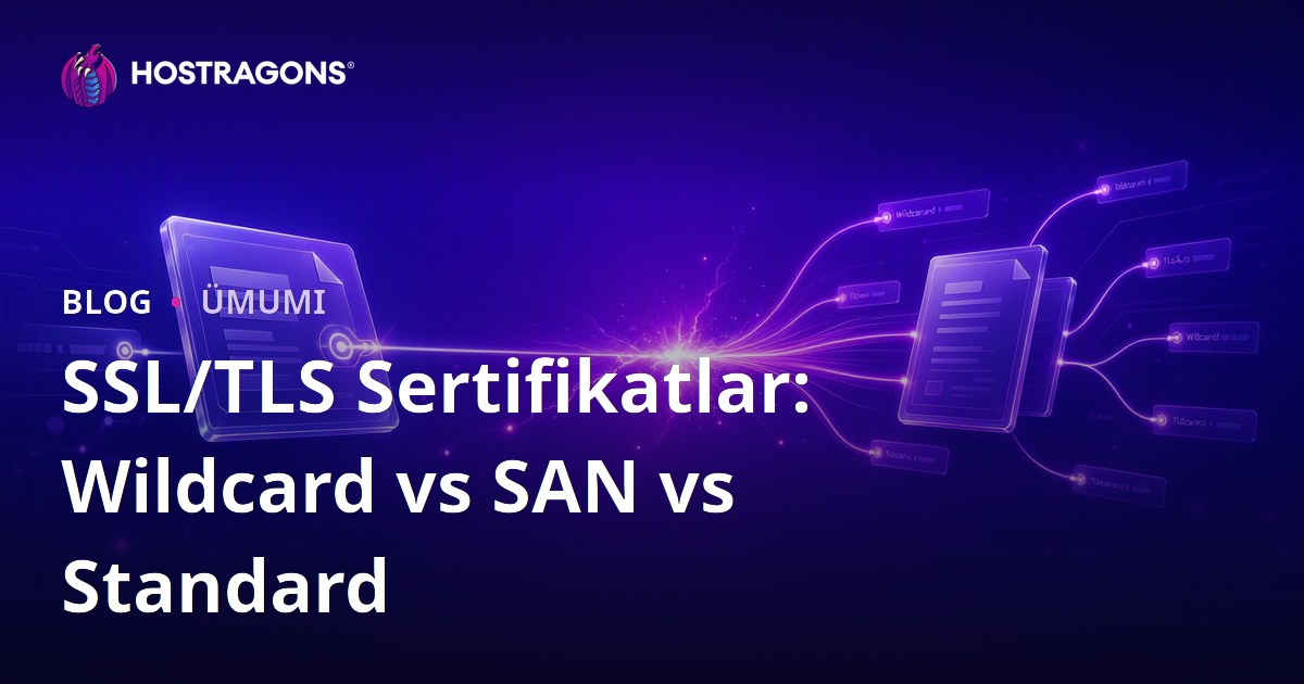 SSL/TLS Sertifikatlar: Wildcard vs SAN vs Standard