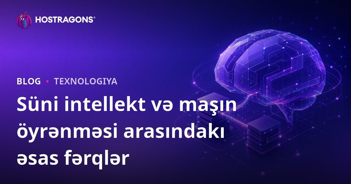 Süni intellekt və maşın öyrənməsi arasındakı əsas fərqlər