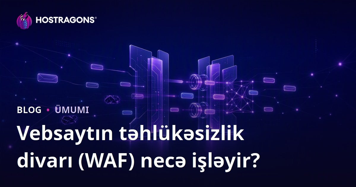 Vebsaytın təhlükəsizlik divarı (WAF) necə işləyir?