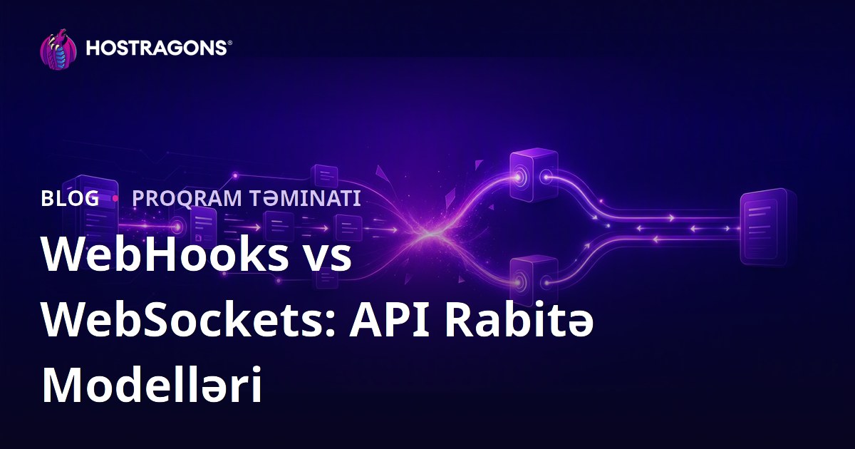 WebHooks vs WebSockets: API Rabitə Modelləri