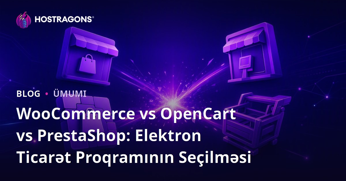 WooCommerce vs OpenCart vs PrestaShop: Elektron Ticarət Proqramının Seçilməsi