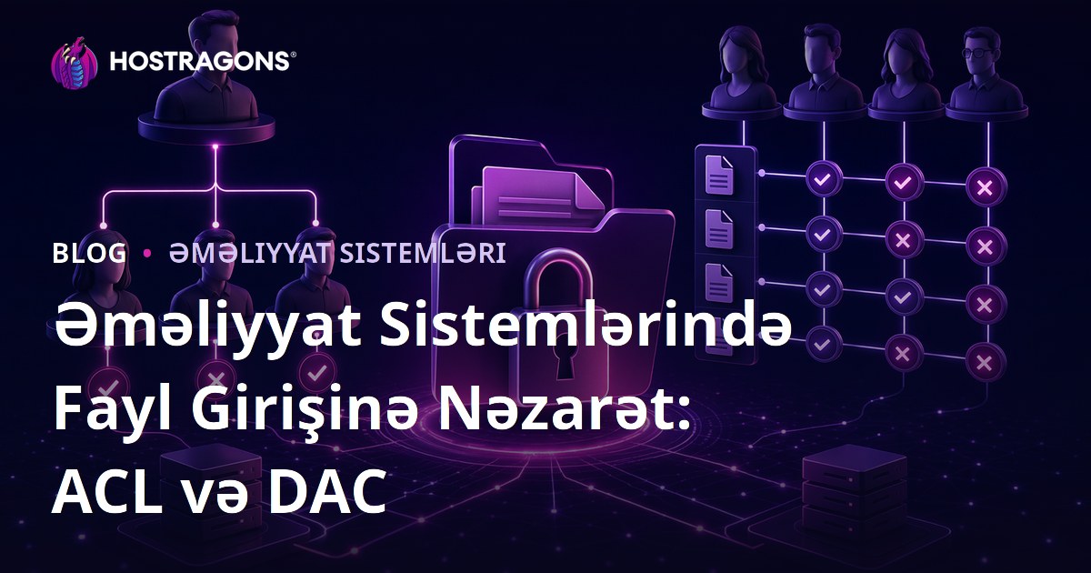 Əməliyyat Sistemlərində Fayl Girişinə Nəzarət: ACL və DAC